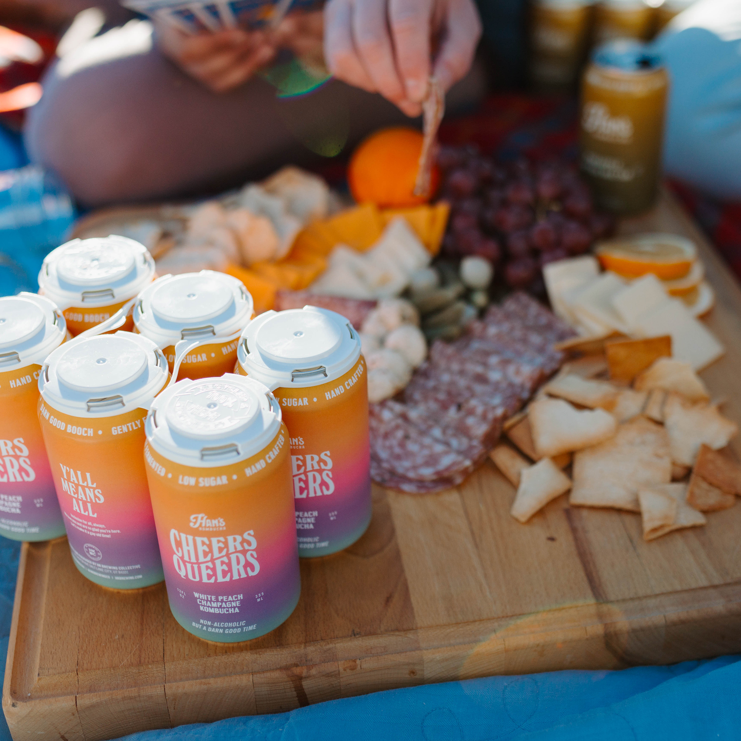 Cheers Queers - White Peach Champagne Kombucha