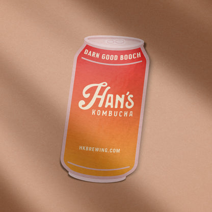 Han's Kombucha Can Sticker - Grapefruit Rosemary image