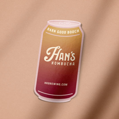 Han's Kombucha Can Sticker image 3