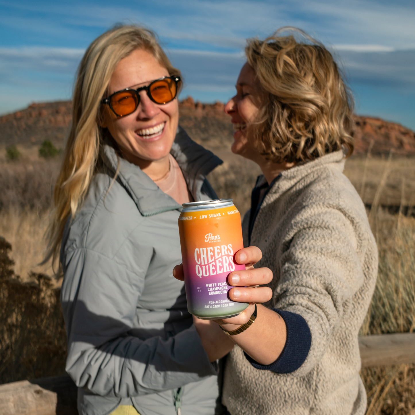 Cheers Queers - White Peach Champagne Kombucha