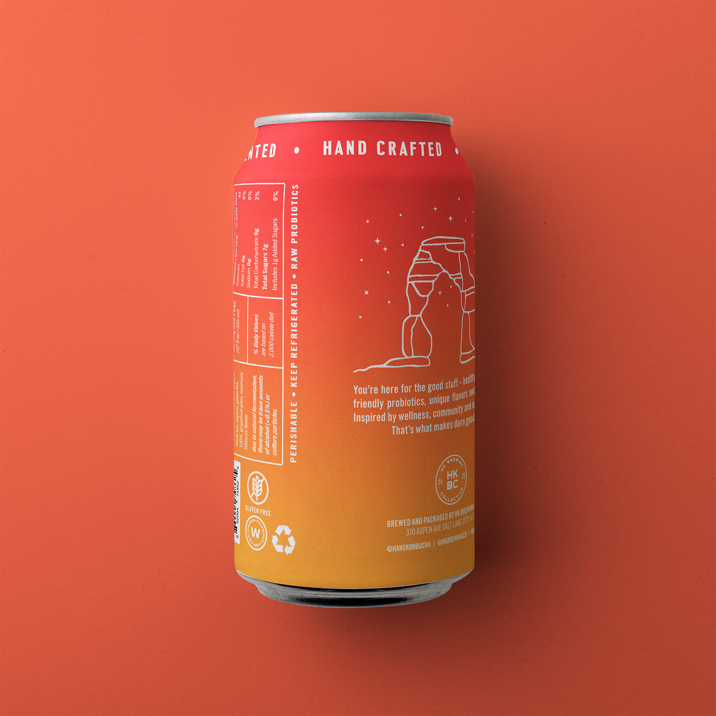 Grapefruit Rosemary Kombucha