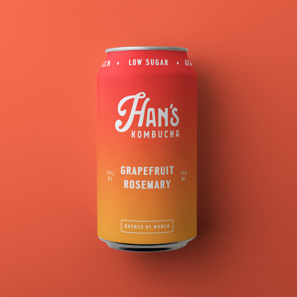 Grapefruit Rosemary Kombucha