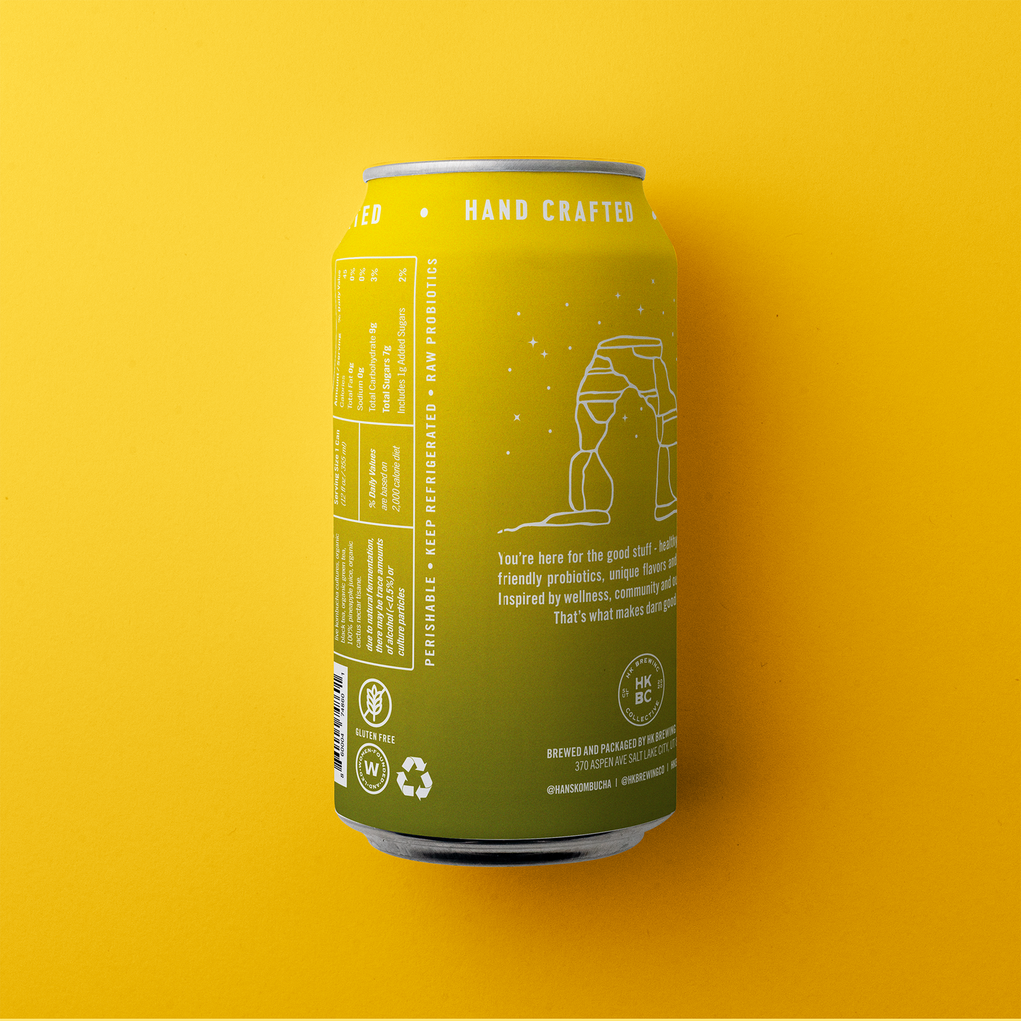 Pineapple Cactus Nectar Kombucha