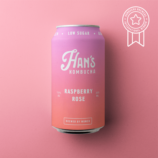 Raspberry Rose Kombucha