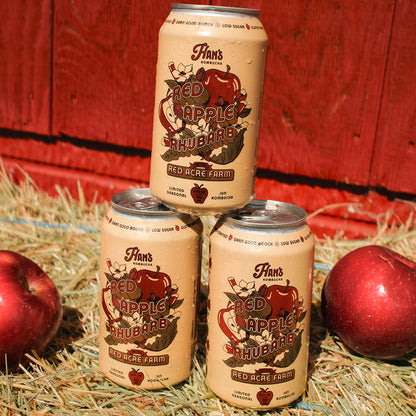 Red Apple Rhubarb Kombucha