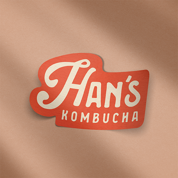 Han's Kombucha Logo Sticker image 0