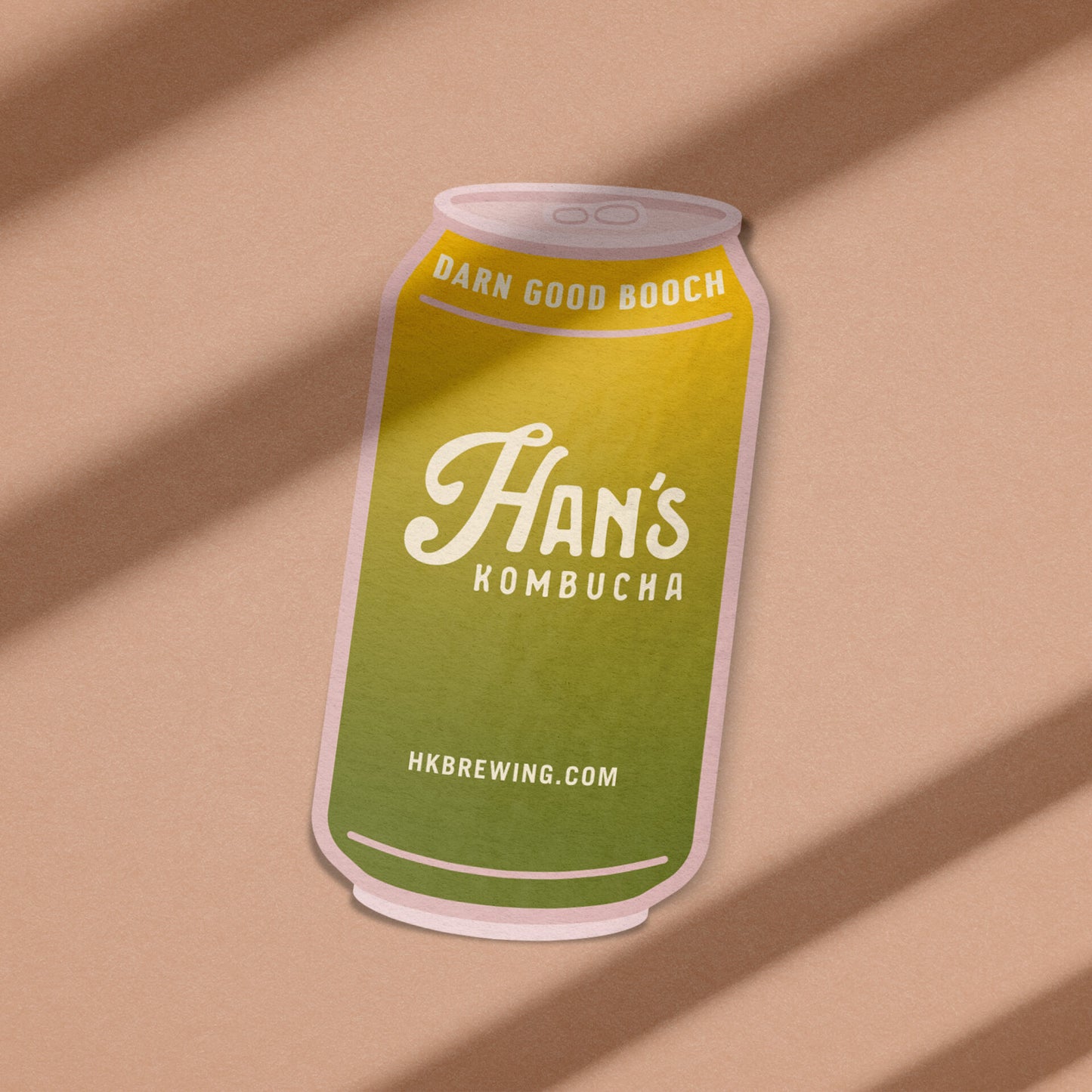 Han's Kombucha Can Sticker image 4