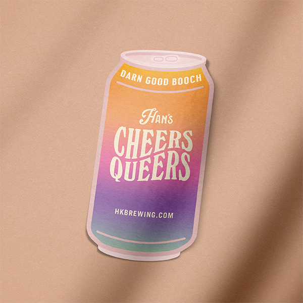 Han's Kombucha Can Sticker 5 Pack image 1